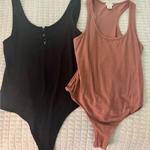 Black and Brown Bodysuits